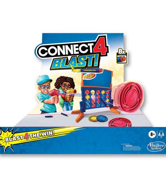 Connect 4 Blast! Game - Powered by NERF
