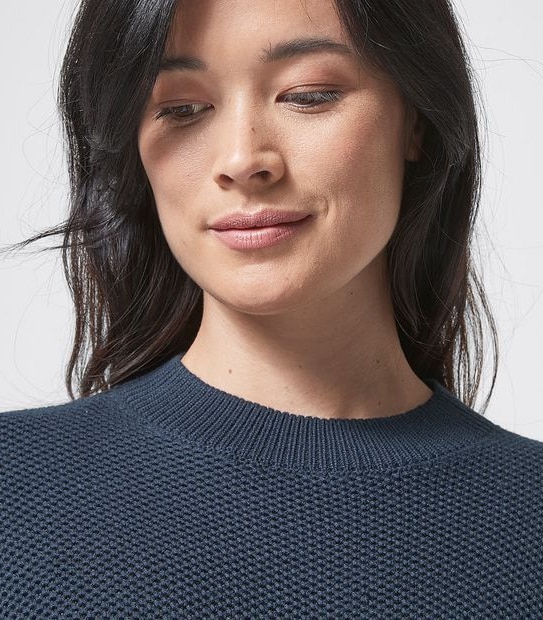Honeycomb Crew Neck Jumper