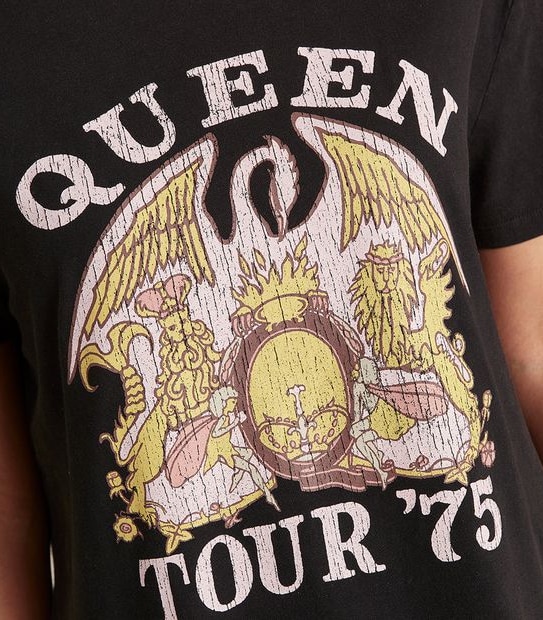 Queen Crew Neck Boxy T-Shirt