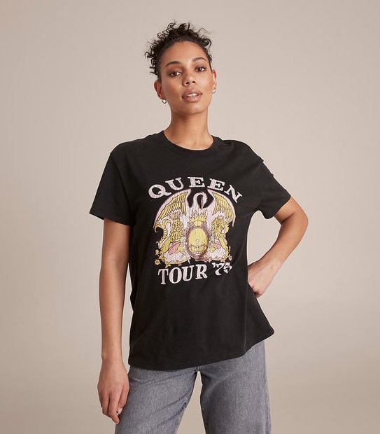 Queen Crew Neck Boxy T-Shirt