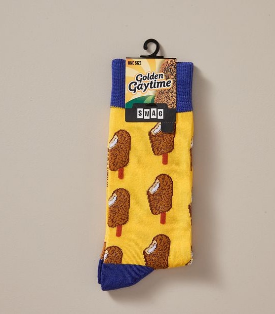 Swag Licensed Crew Socks - Golden Gaytime