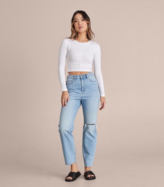 Lily Loves Ruched Front T-Shirt