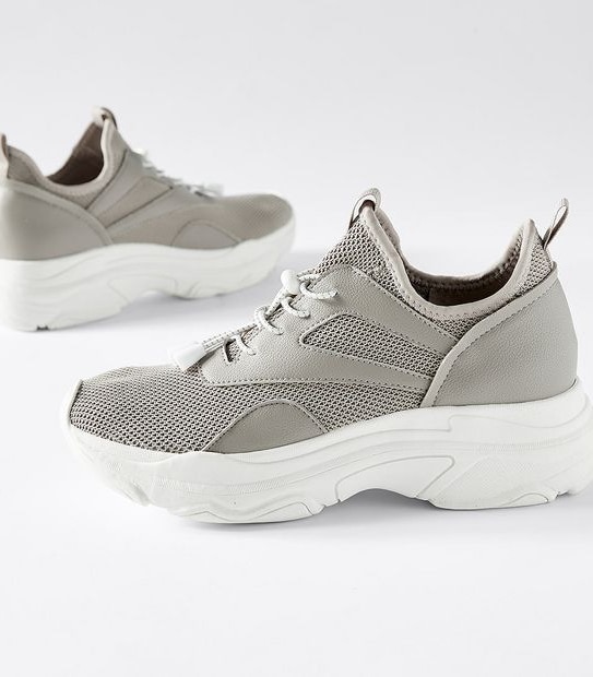 Lily Loves Pacific Chunky Sneakers - Mushroom Brown