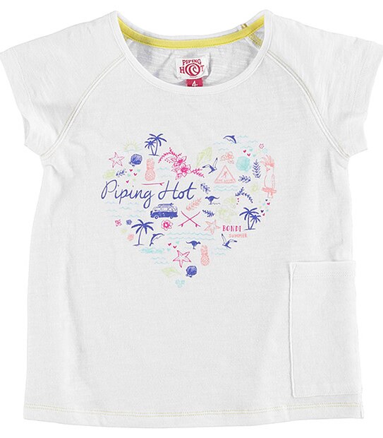 Piping Hot Side Pocket Short Sleeve T-Shirt