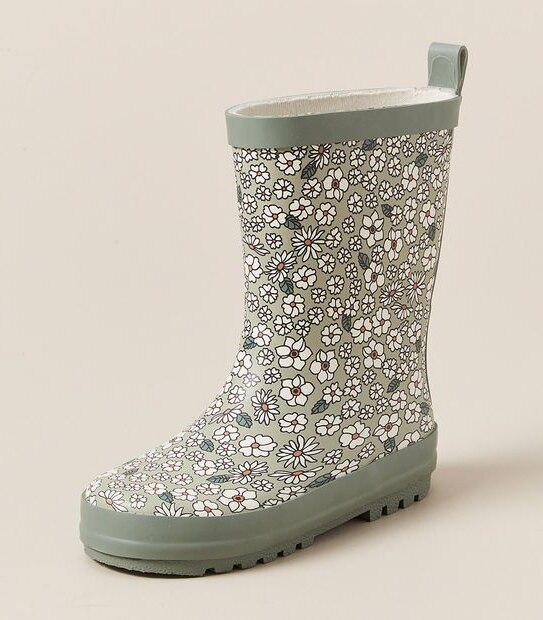 Ditsy Floral Print Rainboots