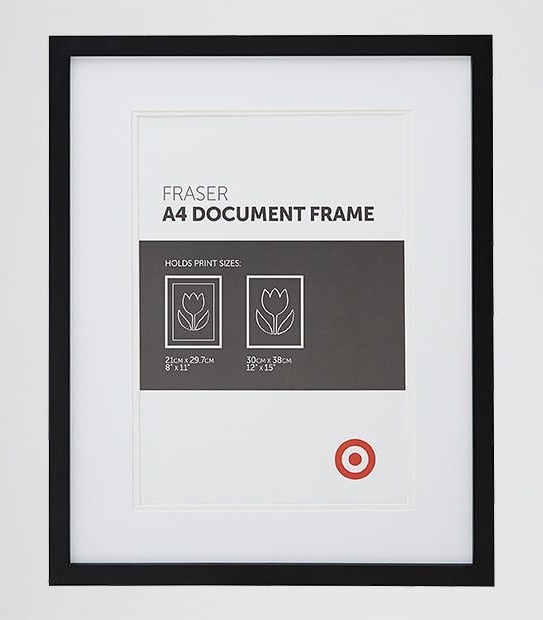 Fraser Document Frame - Black