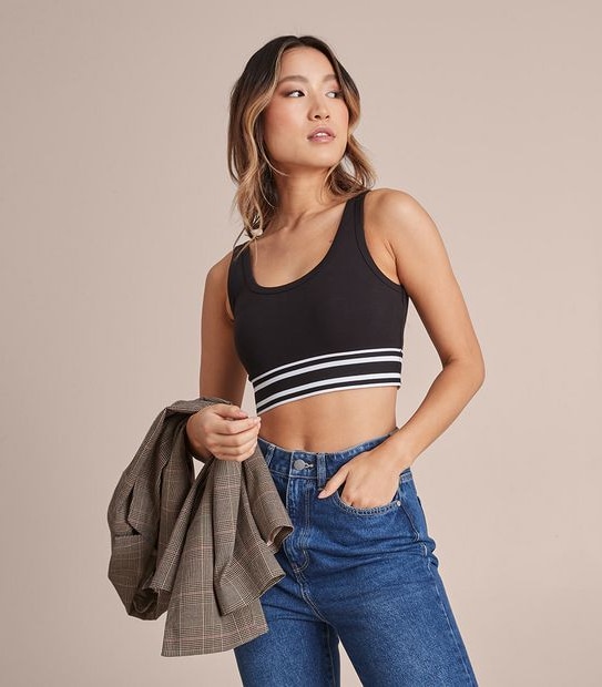 Lily Loves Scoop Neck Crop Top