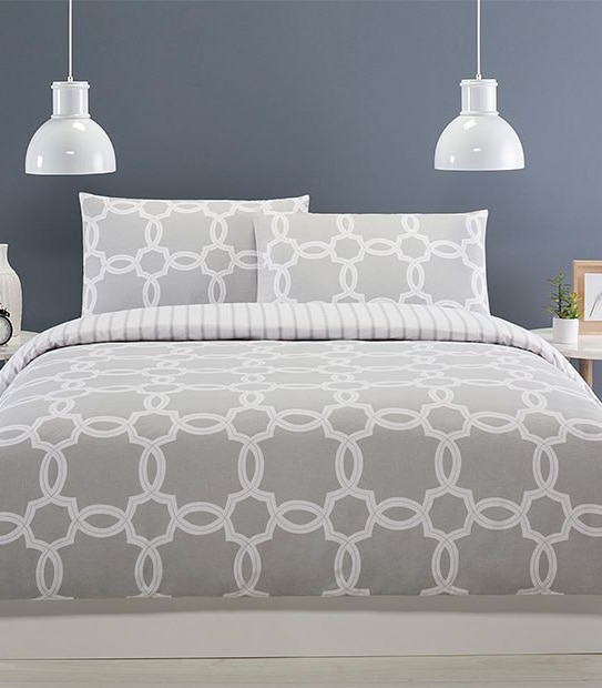 Manhattan Flannelette Quilt Cover Set