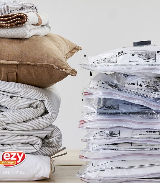 Ezy Storage 2 Pack Insta Space Flat Vacuum Bag - Large 