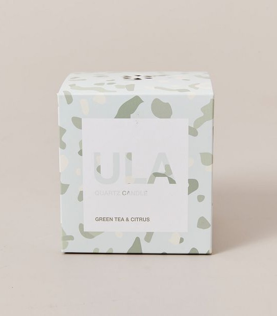 Ula Quartz Candle - Green Tea & Citrus