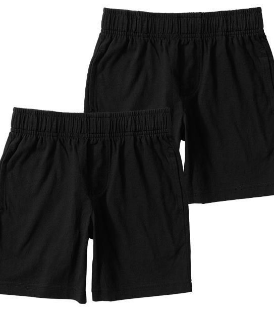 2 Pack Unisex School Jersey Shorts