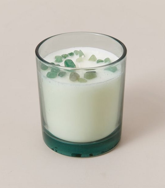 Ula Quartz Candle - Green Tea & Citrus