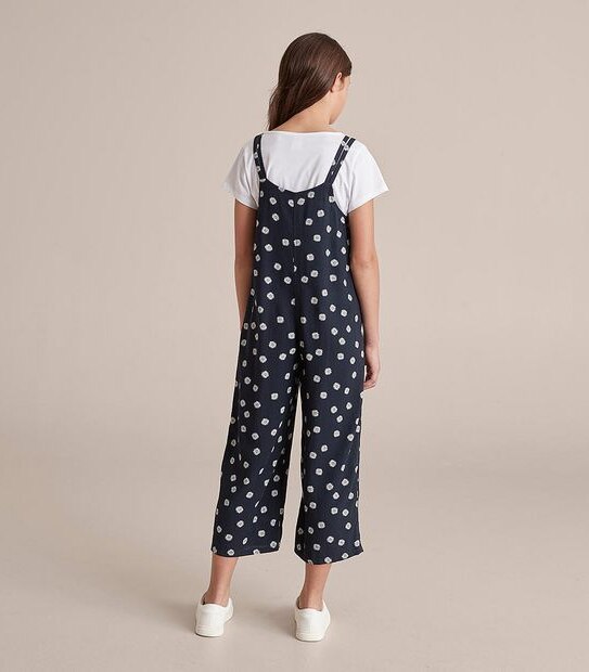 2 Piece Linen Blend Jumpsuit Set