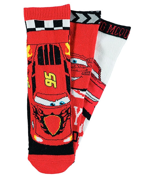 Disney Cars 3 Pack Socks