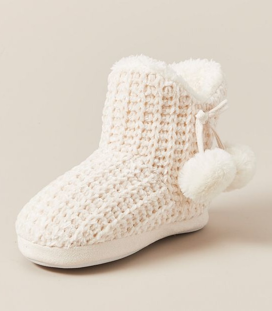 Kids Youth Pom Pom Slipper Boots
