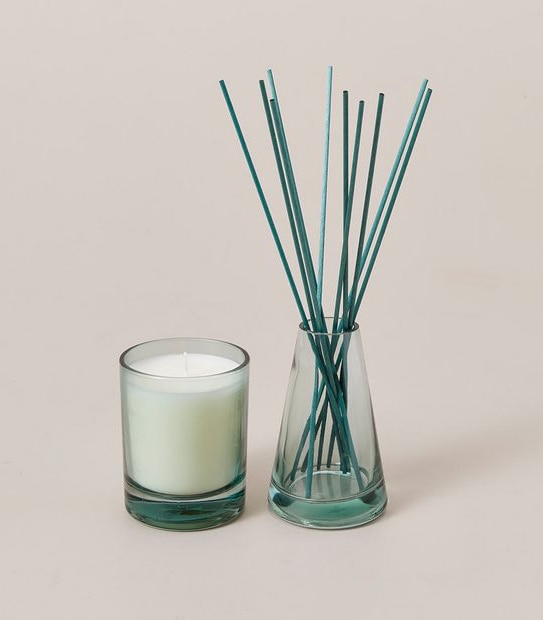 Ula Diffuser & Candle Pack - Green Tea & Citrus