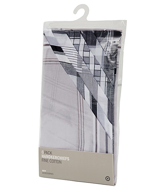 Men's Assorted Handkerchiefs - Pack of 6