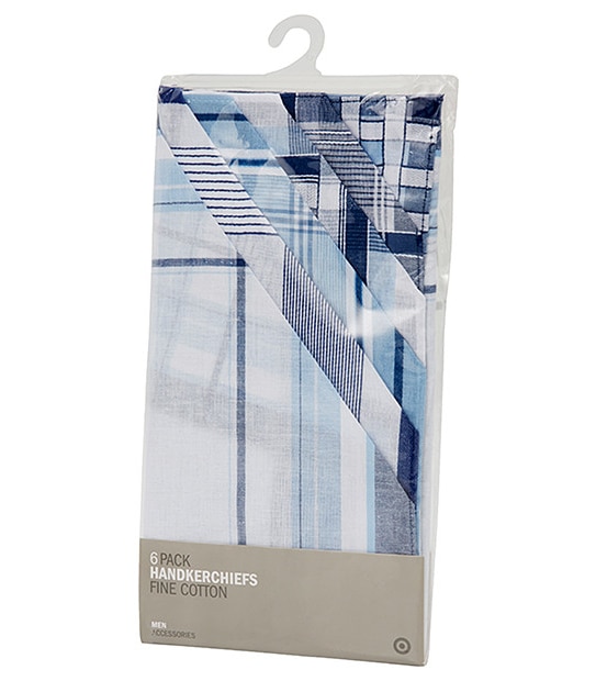 Men's Assorted Handkerchiefs - Pack of 6