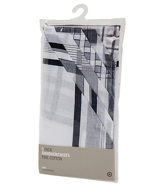 Men's Assorted Handkerchiefs - Pack of 6