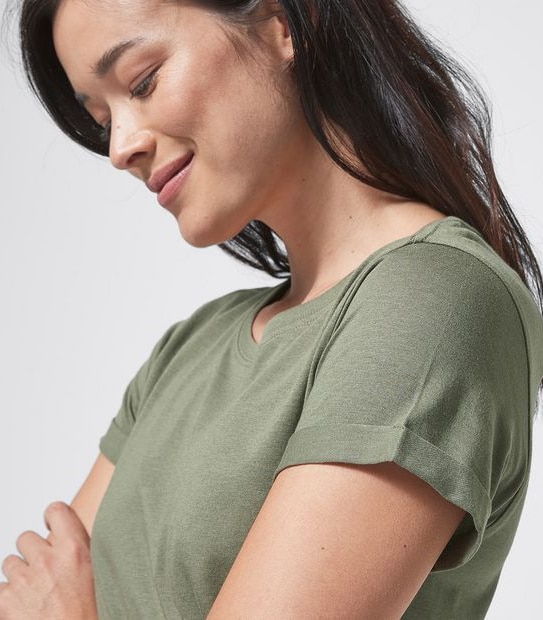 Cotton/Modal Relaxed Crew T-Shirt