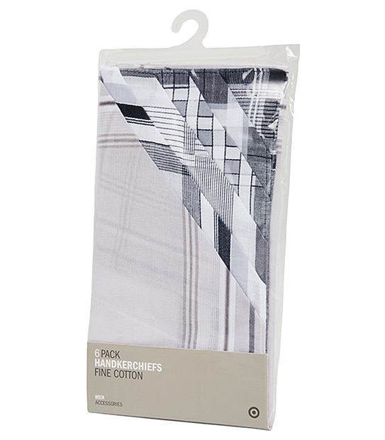 Men's Assorted Handkerchiefs - Pack of 6