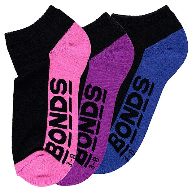 Bonds 3 Pack Low Cut Sport Socks Bonds 3 Pack Low Cut Sport Socks