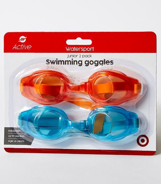 Watersport Junior 2 Pack Swimming Goggles Target Australia