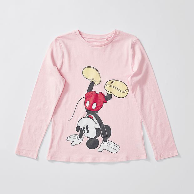 Disney Mickey Mouse Long Sleeve Upside Down T-Shirt | Target Australia