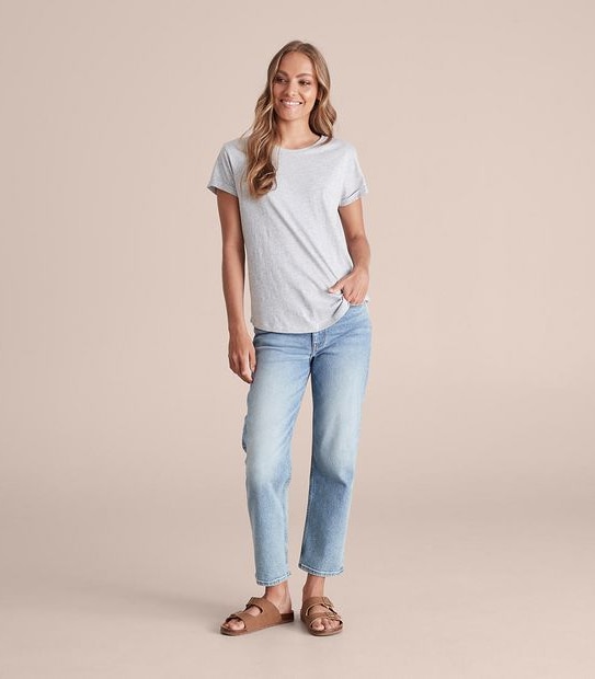 Cotton/Modal Relaxed T-Shirt