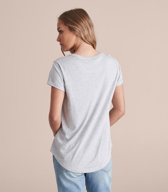 Cotton/Modal Relaxed T-Shirt