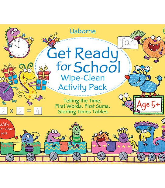 Get Ready For School Wipe-Clean Activity Pack