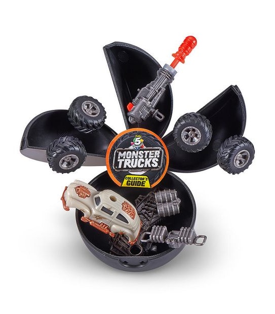 5 Surprise Monster Trucks Series 1 Mystery Collectable Capsule By Zuru - Assorted*