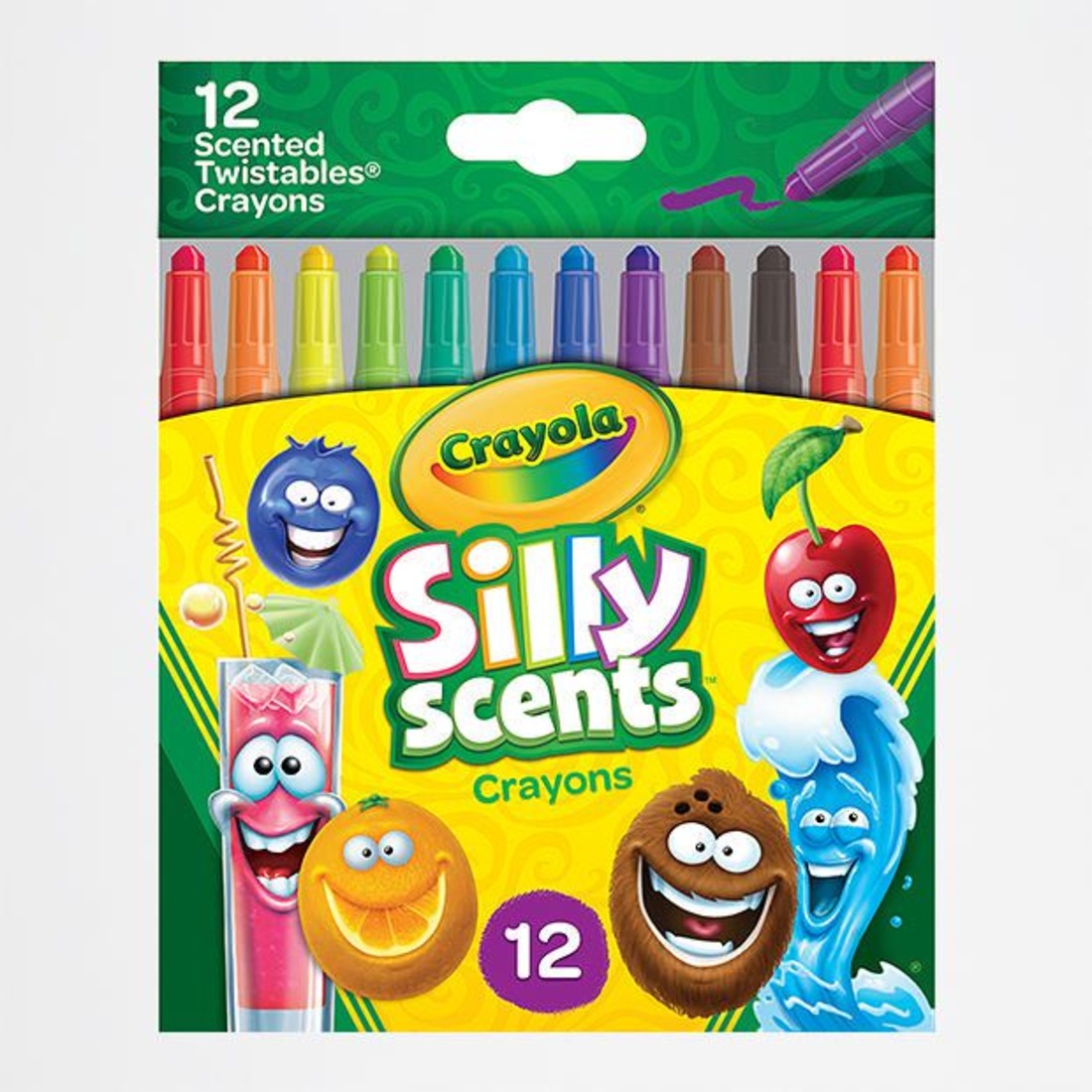 crayola creations silly scents mini twistables scented crayons 12