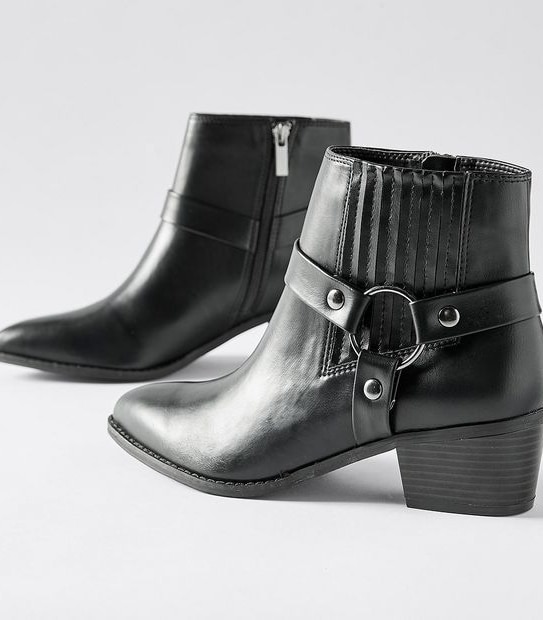 Lily Loves Baxter Stirrup Boots - Black