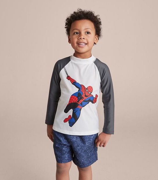 Marvel Spider-Man Swim Rashie
