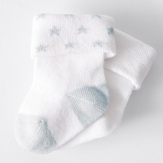 Baby Under Works 2 Pack Cuff Socks Baby Under Works 2 Pack Cuff Socks