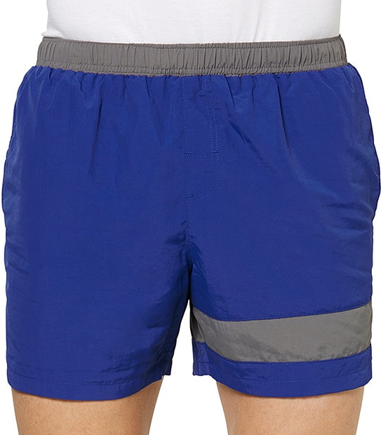 Men's Target Active Swim Shorts - Cobalt Stripe