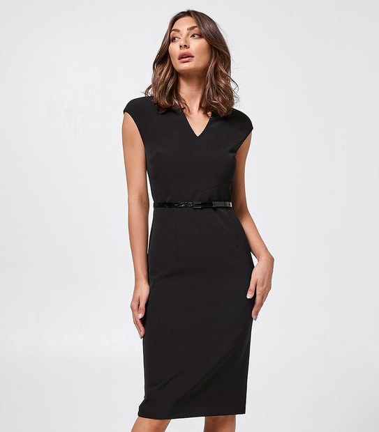 Preview Sleeveless Sheath Dress - Black