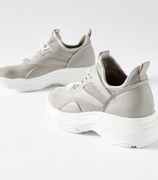 Lily Loves Pacific Chunky Sneakers - Mushroom Brown