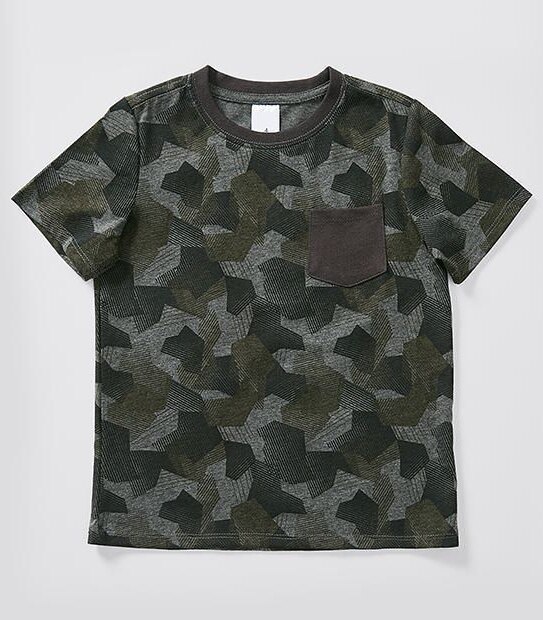 Short Sleeve Camouflage Pocket T-Shirt