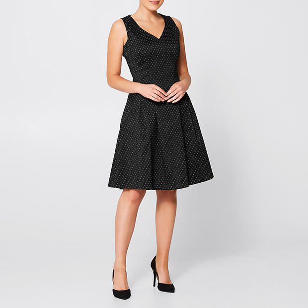 fit and flare dress with sleeves australia