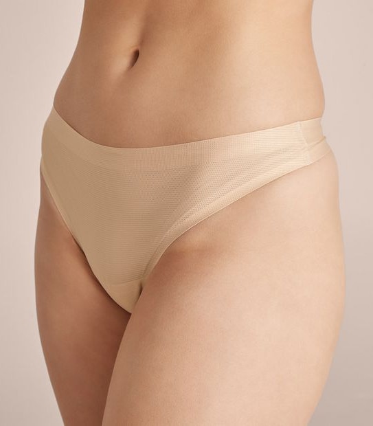 Active G-String Briefs - Natural