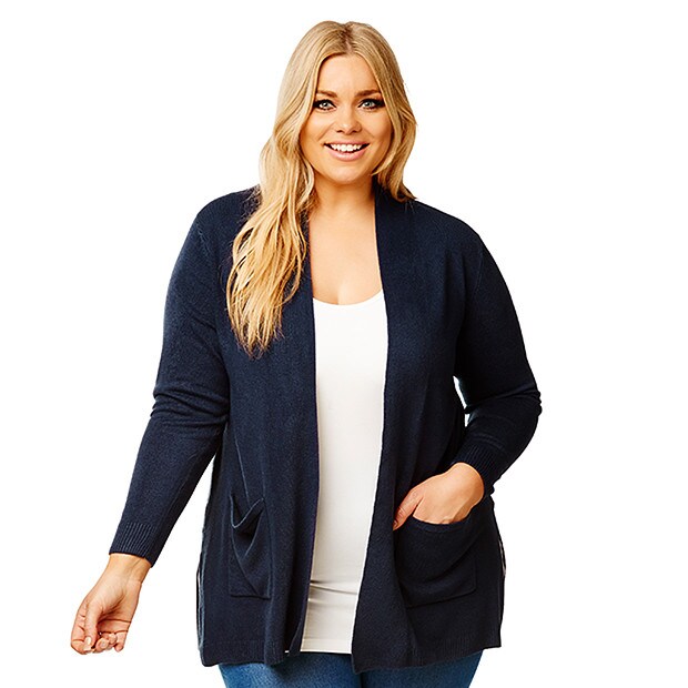 belle curve cardigan