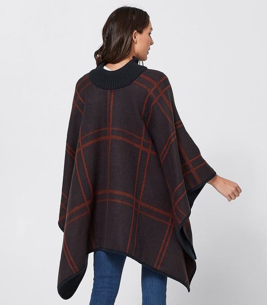 Zip Front Woven Wrap - Navy
