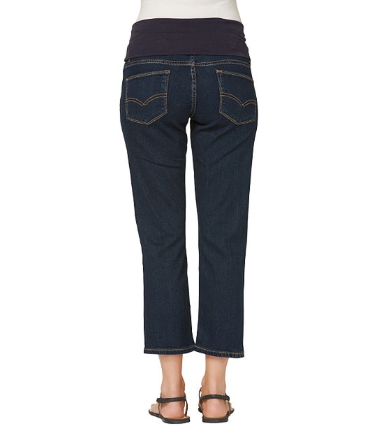 Maternity Denim Cropped Jeans