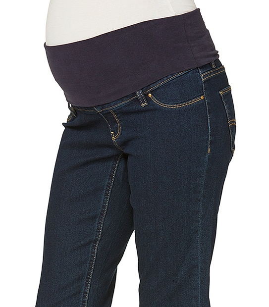 Maternity Denim Cropped Jeans