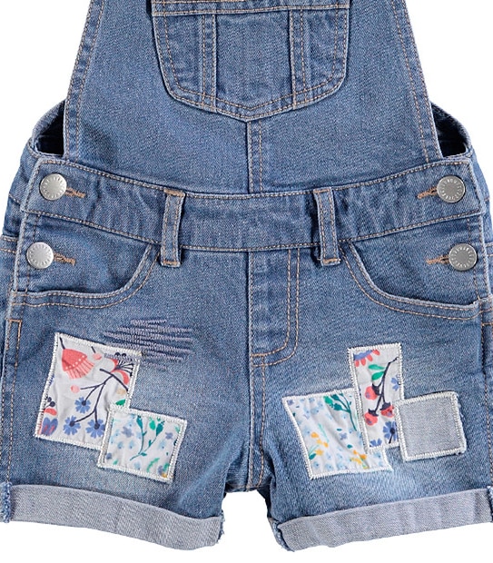 Denim Patchwork Shortall 3 of 3