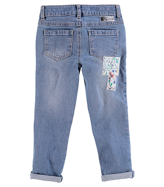 Patchwork Denim Jeans
