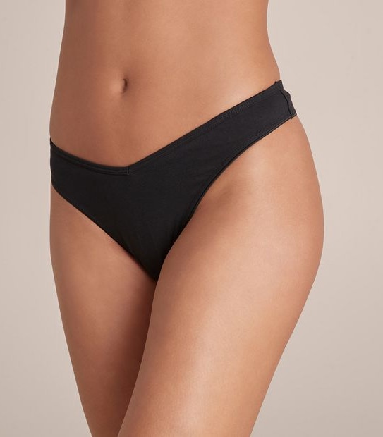 Winying Mens See-Through Bulge Pouch G-string Thong Low-Rise Transparent Waistband T-back Underwear Black One Size