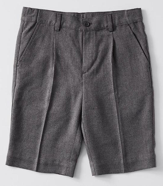 Structured Twill School Shorts